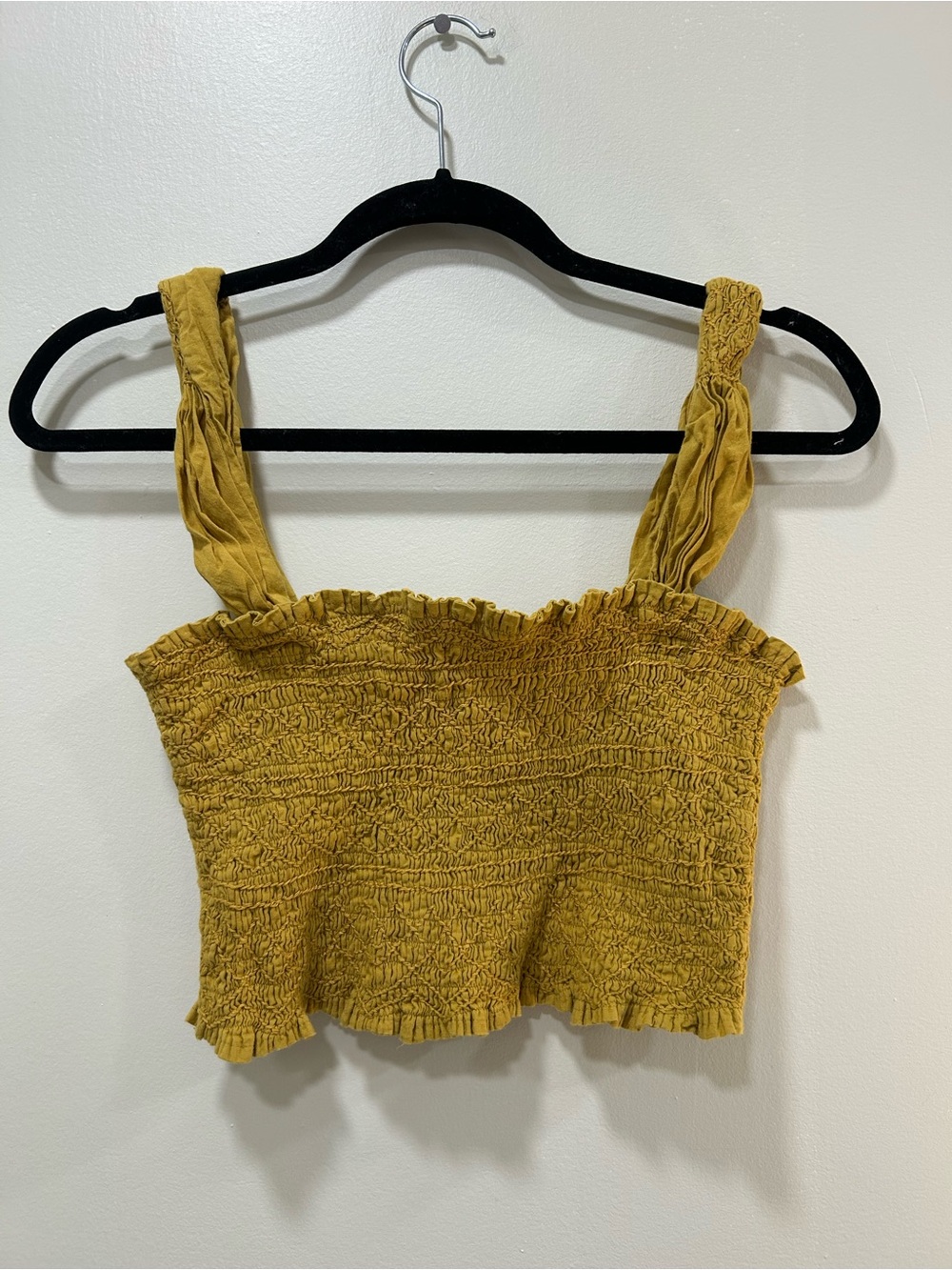 Mirth Cropped Smocked Tank